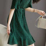 Polka dot mermaid dress