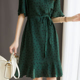 Polka dot mermaid dress