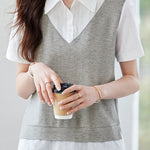 Color-block patchwork pullover shirt - liwisi
