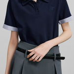 Color-block polo shirt - liwisi