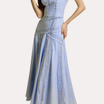 Exquisite Elegant Lace Spliced Sleeveless Camisole Dress - liwisi