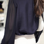 Fashion Elegant Ruffled Women's Blouse - liwisi