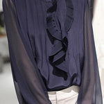 Fashion Elegant Ruffled Women's Blouse - liwisi