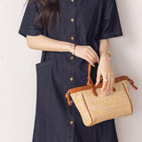 Fashion Casual Ribbon Spliced Denim Dress - liwisi