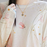 Fashion Casual Printed Round Neck Long-sleeve T-shirt - liwisi