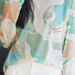 Fashion Casual Printed Round Neck Long-sleeve T-shirt - liwisi