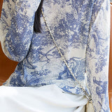 Fashion Casual Printed Round Neck Long-sleeve T-shirt - liwisi