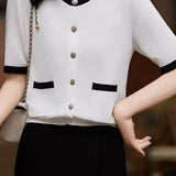 Fashion Round Neck Knitwear - liwisi
