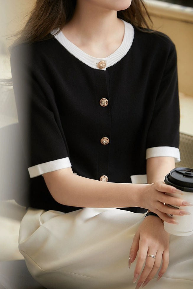 Fashion Round Neck Knitwear - liwisi