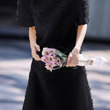 Elegant Soft Sheared Textured Dress - liwisi