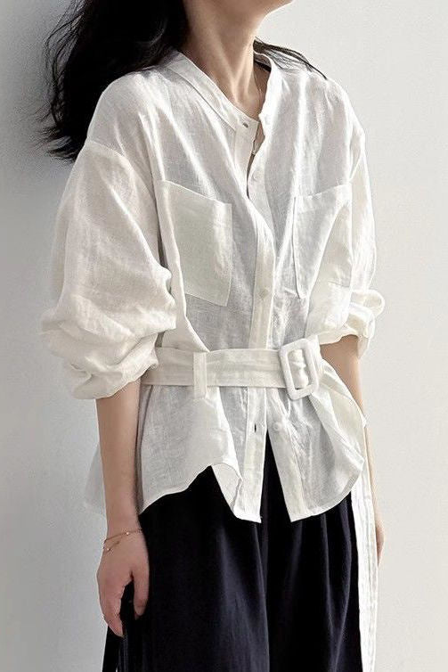 Fashion Temperament Long-sleeve Shirt - liwisi