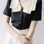 Fashion Temperament Short-sleeve Shirt - liwisi