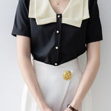Fashion Temperament Short-sleeve Shirt - liwisi