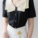 Fashion Temperament Short-sleeve Shirt - liwisi
