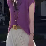 Casual Versatile Round Neck Loose Knitwear - liwisi