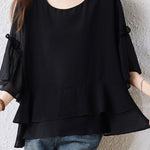 Fashion Casual Flared Sleeve Shirt - liwisi