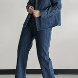Fashion Simple and Elegant Denim Set
