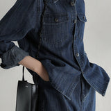 Fashion Simple and Elegant Denim Set