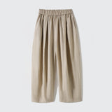 Loose Casual Cropped Pants