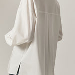 Classic Elegant Lace Trim Shirt - liwisi