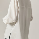 Classic Elegant Lace Trim Shirt - liwisi