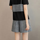 Fashionable Casual Fake Two-Piece Set - liwisi