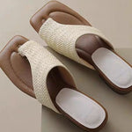Stylish Vacation-style Block Heel Sandals - liwisi
