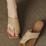Stylish Vacation-style Block Heel Sandals - liwisi