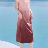 Casual Gradient Blur Dress