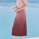 Casual Gradient Blur Dress