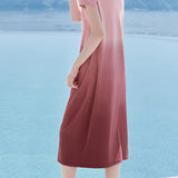Casual Gradient Blur Dress