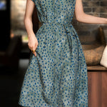Vintage Temperament Printed Dress - liwisi