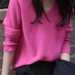 French Loose Long-Sleeve Knitwear - liwisi