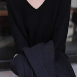 French Loose Long-Sleeve Knitwear - liwisi