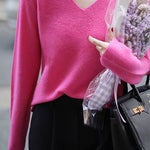 French Loose Long-Sleeve Knitwear - liwisi