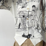 Versatile Printed Long-Sleeve Knit Cardigan - liwisi