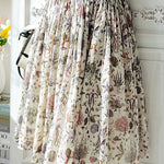 French Printed Long Skirt - liwisi