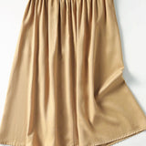 Elegant Office A-Line Pleated Skirt - liwisi