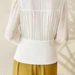 Fashion Pleated Waist Shirt - liwisi