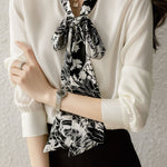 Minimalist Fashion Printed Tie Shirt - liwisi
