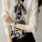 Minimalist Fashion Printed Tie Shirt - liwisi