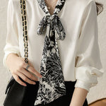 Minimalist Fashion Printed Tie Shirt - liwisi