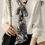 Minimalist Fashion Printed Tie Shirt - liwisi