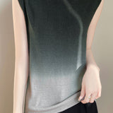 Minimalist Gradient Knit Vest - liwisi
