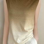 Minimalist Gradient Knit Vest - liwisi
