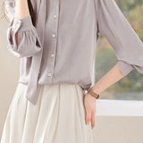 Stylish Office-Ready Temperament Shirt - liwisi