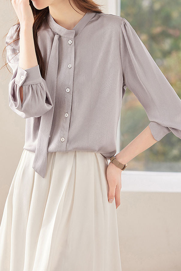 Stylish Office-Ready Temperament Shirt - liwisi