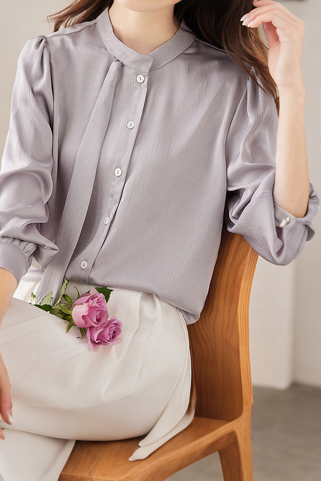 Stylish Office-Ready Temperament Shirt - liwisi