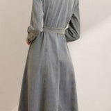 Elegant and Stylish Denim Dress - liwisi