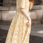 French-Style Elegant Printed Dress - liwisi